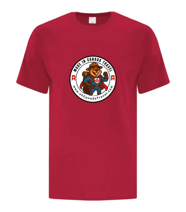 EH Canada Travel Adventure Beaver T-Shirt - Image 4